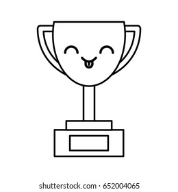 kawaii trophy cartoon