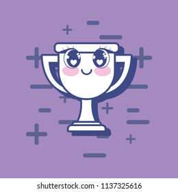 kawaii trophy icon 