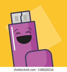 kawaii usb icon