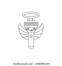 kawaii valentine flashlight fill design