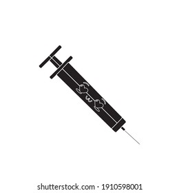 kawaii valentine injection solid design