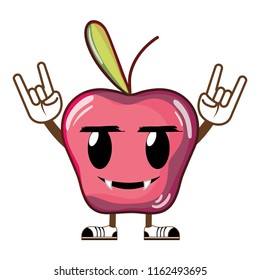 kawaii vampire delicious apple fruit