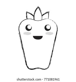 kawaii vegetables design concept