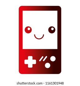 kawaii video game console cartoon