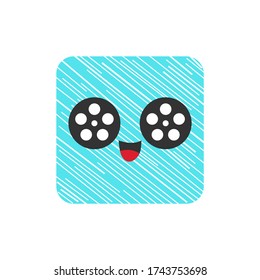 Kawaii Video Icon Movie App Logo