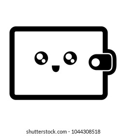  kawaii wallet  vector  illustration