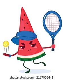 Kawaii Watermelon Character Summer Sticker