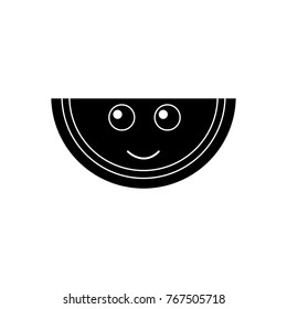 kawaii watermelon fruit character cute funny