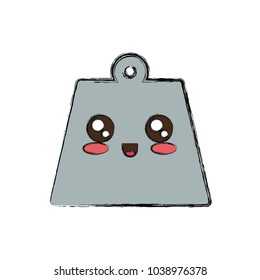 kawaii weight icon image