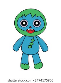 Kawaii Zombie - Adorable and Cute Halloween Design