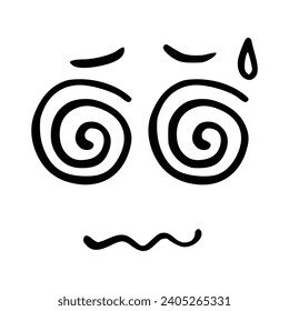 Kawaii's cute face. Manga-style eyes and mouth. Funny cartoon Japanese emoticon in different expressions, mega Big Set. Expression anime character and emoticon face illustration. Background. Print.