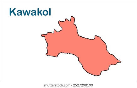 Mapa da subdivisão de Kawakol, Distrito de Nawada, Estado de Bihar, República da Índia, Governo de Bihar, território indiano, Índia Oriental, política, aldeia, turismo