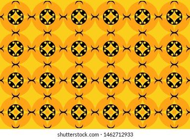 Kawung batik pattern, batik is one of the cultures in Indonesia, suitable for fabrics, motifs, garments, printing, factories, screen printing, etc.vertor, illustration