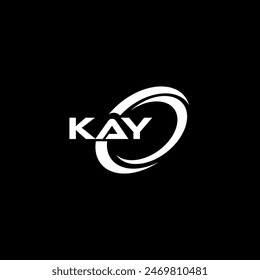 KAY Logo Design, Inspiration for a Unique Identity. Modern Elegance and Creative Design. Watermark Your Success with the Striking this Logo.