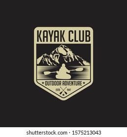 Kayak - Canoe Badge & Logo