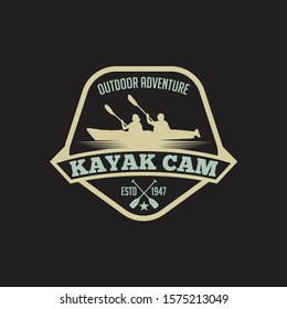 Kayak - Canoe Badge & Logo