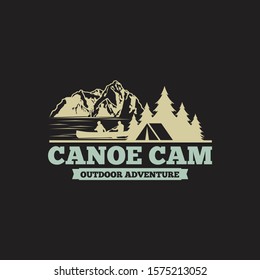 Kayak - Canoe Badge & Logo