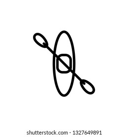 kayak, canoe icon 