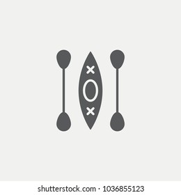 Kayak Flat Icon