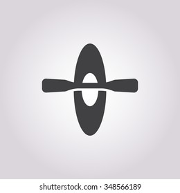 Kayak icon. 