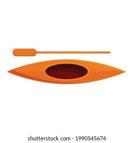 Kayak icon. Cartoon of Kayak vector icon for web design isolated on white background