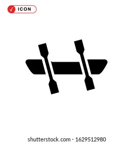 kayak icon or logo isolated sign symbol vector illustration - high quality black style vector icons
