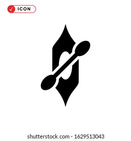 kayak icon or logo isolated sign symbol vector illustration - high quality black style vector icons
