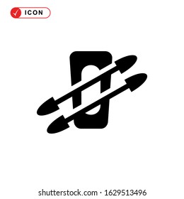 kayak icon or logo isolated sign symbol vector illustration - high quality black style vector icons
