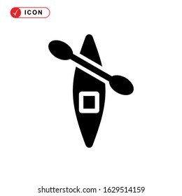 kayak icon or logo isolated sign symbol vector illustration - high quality black style vector icons
