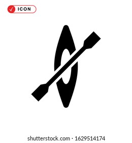 kayak icon or logo isolated sign symbol vector illustration - high quality black style vector icons
