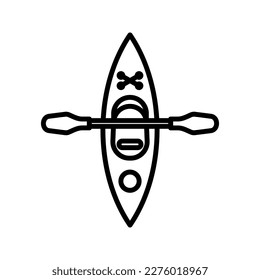 Kayak icon. sign for mobile concept and web design. vector illustration