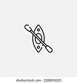 Kayak icon sign vector,Symbol, logo illustration for web and mobile