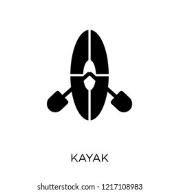 Kayak icon. Kayak symbol design from Transportation collection.