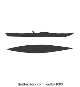 Kayak icon, vector illustration design. Boats collection.