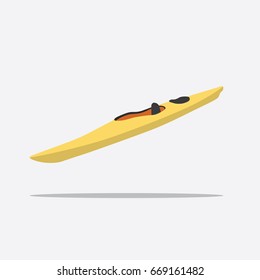 Kayak icon, vector illustration design. Boats collection.