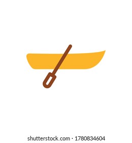 kayak icon vector illustration flat style. summer icon set.