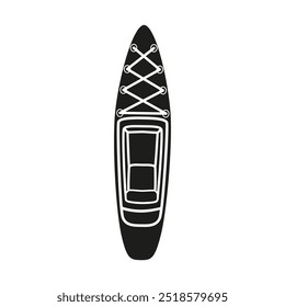 Kayak icon vector. Kayak illustration sign. Rowing symbol or logo.