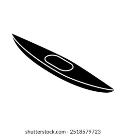 Kayak icon vector. Kayak illustration sign. Rowing symbol or logo.