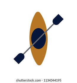 Kayak icon vector icon. Simple element illustration. Kayak symbol design. Can be used for web and mobile.