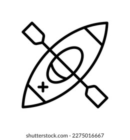 kayak icon for your website design, logo, app, UI.