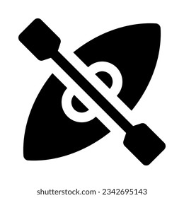 kayak icon for your website, mobile, presentation, and logo design.