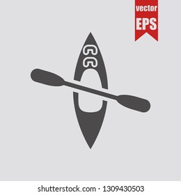 Kayak icon.Vector illustration.