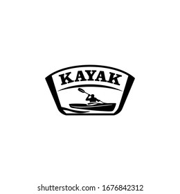 Kayak Logo Design Concept Vector Stock