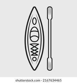 Kayak Outline SVG Bundle Cut File, Kayak Boat Svg