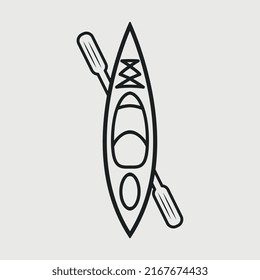 4,449 Kayak outline Stock Illustrations, Images & Vectors | Shutterstock