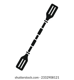 Kayak paddle icon simple vector. Travel trip. Camp adventure