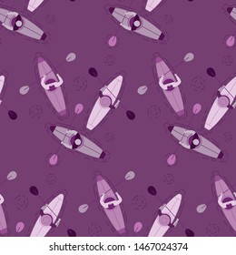 Kayak pattern seamless design graphic