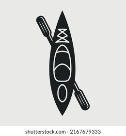 Kayak Silhouette SVG Bundle Cut File