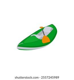 Kayak, Sport Equipment Vector Illustration Isolated