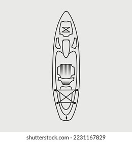 Kayak SVG Printable Vector Design